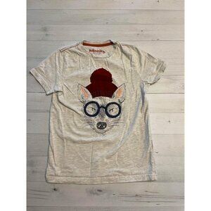 Johnnie B fox with glasses‎ shirt 9/10